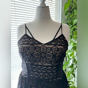 Holiday Party! Black lace dress